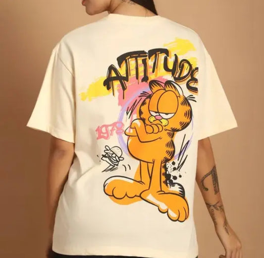 Women's Cotton printed oversize t-shirt