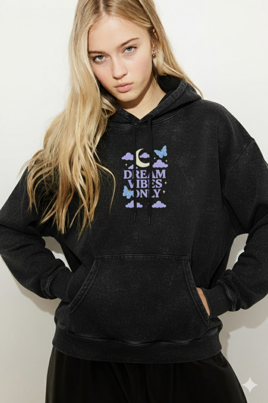 Unisex Acid Washed Hoodie